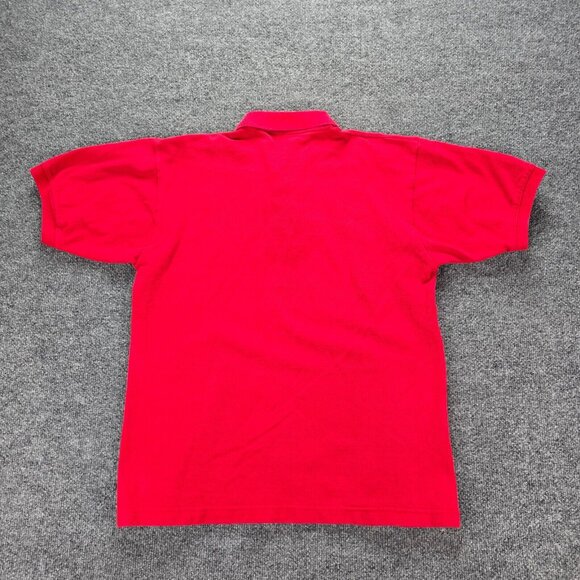 Guatemala‎ Polo Shirt Mens Large Red Short Sleeve Bird Embroidered Casual - Picture 6 of 6